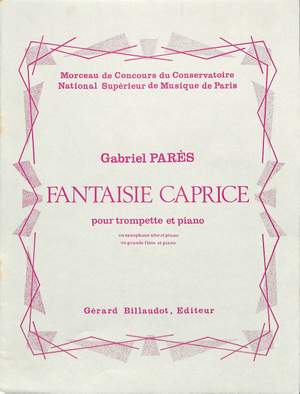 Gabriel Parès: Fantaisie Caprice