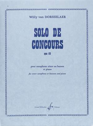 Willy van Dorsselaer: Solo De Concours