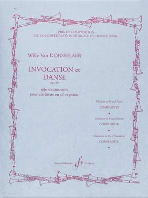 Willy van Dorsselaer: Invocation Et Danse