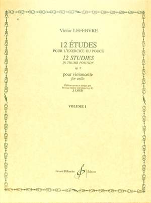 Victor Lefevre: 12 Etudes Opus 2 Volume 1
