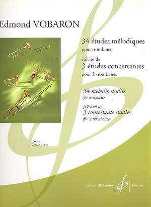 Edmond Vobaron: 34 Etudes Melodiques