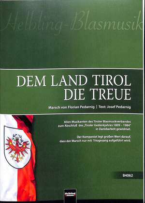 Florian Pedarnig: Dem Land Tirol die Treue
