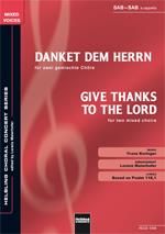 Franz Koringer: Danket dem Herrn/Give thanks to the Lord