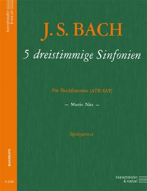 Johann Sebastian Bach: Symphonien(5) (3St.)