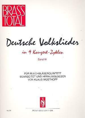 Klaus Wüstenhoff: Deutsche Volkslieder Band 3