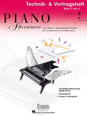 Piano Adventures: Technik- & Vortragsheft Stufe 2