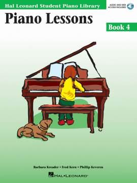 Piano Lessons Book 4 - Book with Online Audio
