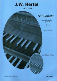J.C. Hertel: 6 Sonaten Vol. 2 (4-6) Cembalo