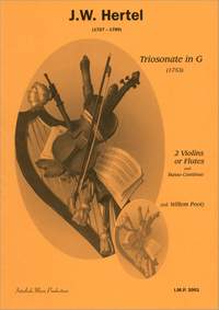 J.C. Hertel: Triosonate G