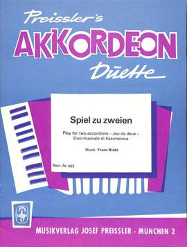 Franz Biebl: Spiel zu zweien
