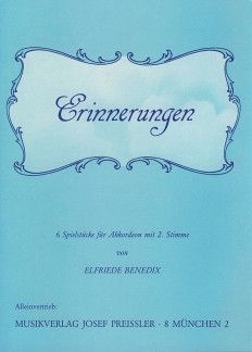 Elfriede Benedix: Erinnerungen