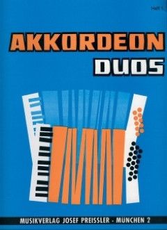 Jürgen Maxim_Pablo Morena_Peter Waldmann: Akordeon-Duos, Band 1