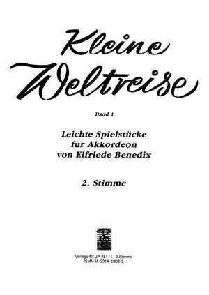 Benedix: Kleine Weltreise 1 2E Stimme