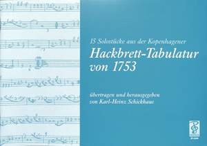 Karl-Heinz Schickhaus: 15 Solostücke aus der Kopenhagener Hackbrett-Tabul