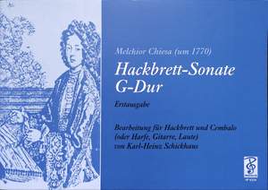 Melchior Chiesa: Hackbrett-Sonate