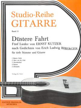 Ernst Kutzer: Düstere Fahrt.