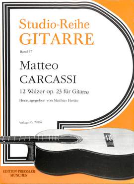Matteo Carcassi: 12 Walzer für Gitarre