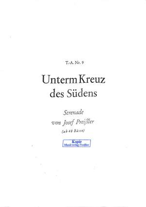 Josef Preißler: Unterm Kreuz des Südens