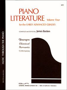 Bastien, James: Piano Literature Volume 4