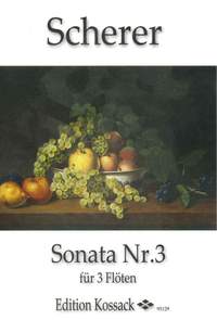 J Scherer: Sonata Nr. 3 D-Durl