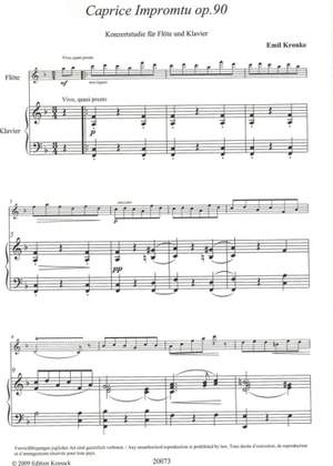 E. Kronke: Caprice Impromptu Op. 90