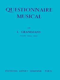 Lucien Grandjany: Questionnaire
