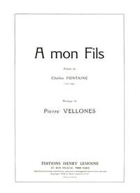 Pierre Vellones: A mon fils