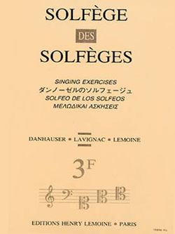 Albert Lavignac: Solfège des Solfèges Vol.3F sans accompagnement
