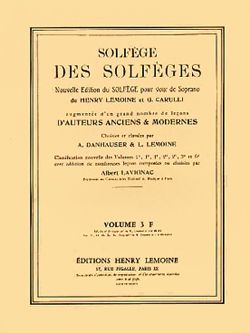 Albert Lavignac: Solfège des Solfèges Vol.3F avec accompagnement
