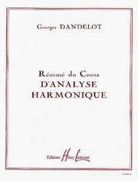 Georges Dandelot: Résumé de cours d'analyse harmonique