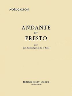 Gabriel Noel-Gallon: Andante et presto