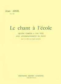 Jean Absil: Chant à l'école Op.144