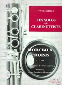 Yves Didier: Les solos du clarinettiste Vol.2