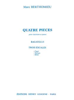 Marc Berthomieu: Pièces (4)