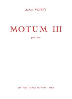 Alain Voirpy: Motum III