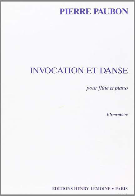 Pierre Paubon: Invocation et Danse