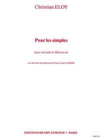 Christian Eloy: Pour les Simples