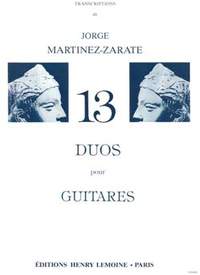 Jorge Martinez Zarate: Duos (13) - transcription