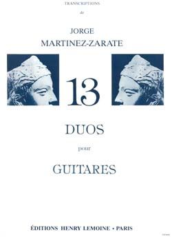 Jorge Martinez Zarate: Duos (13) - transcription