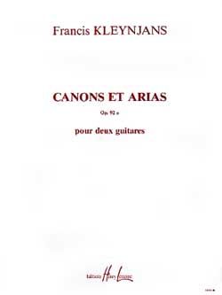 Francis Kleynjans: Canons et Arias Op.92a