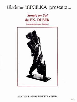 Frantisek Xaver Dusek: Sonate en sol maj.