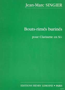 Jean-Marc Singier: Bouts rimés burinés
