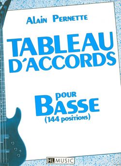 Alain Pernette: Tableau d'accords pour la basse - 144 positions
