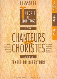 Elisabeth Donaldson: Théorie et déchiffrage pour chanteurs et choristes