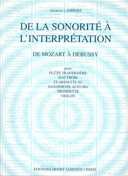 Georges Lambert: De la sonorité à l'interprétation Vol.2
