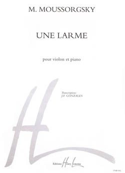 Modest Mussorgsky: Une larme
