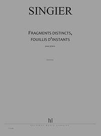 Jean-Marc Singier: Fragments distincts, fouillis d'instants