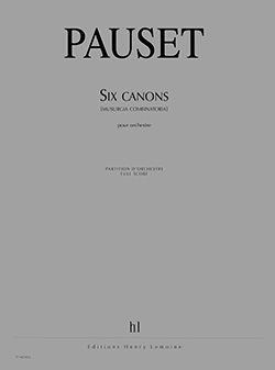 Brice Pauset: Canons (6) - Musurgia combinatoria