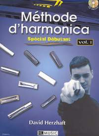 David Herzhaft: Méthode d'harmonica Vol.1