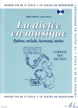 Pierre Chepelov Benoit Menut La Dictee En Musique Vol 6 Corrige Presto Music